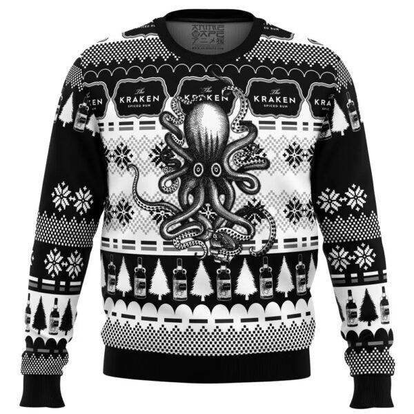 Kraken Black Spiced Rum Gifts For Family Holiday Christmas Ugly Sweater