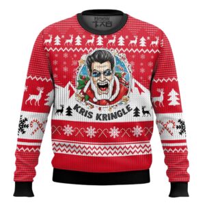 Kris Kringle Miracle on 34th Street Best Holiday Christmas Ugly Sweater Gifts For Family