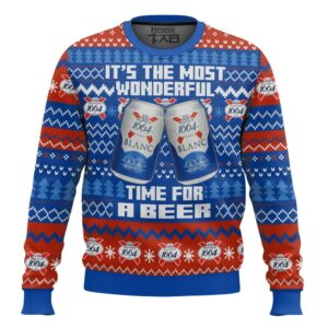 Kronenbourg 1664 UK Beer Best Holiday Christmas Ugly Sweater Gifts For Family