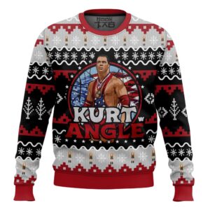 Kurt Angle Best Holiday Christmas Ugly Sweater Gifts For Family