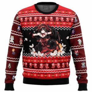 Kurumi Tokisaki Date A Live Gifts For Family Holiday Christmas Ugly Sweater