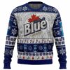 Labatt Blue Light Gifts For Family Holiday Christmas Ugly Sweater