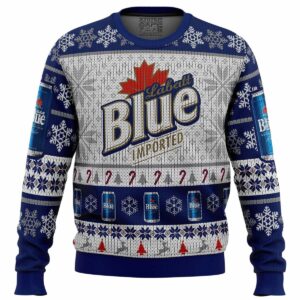 Labatt Blue Gifts For Family Holiday Christmas Ugly Sweater