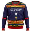 Last Christmas I Gave You My Heart Angel Beats Gifts For Family Holiday Christmas Ugly Sweater