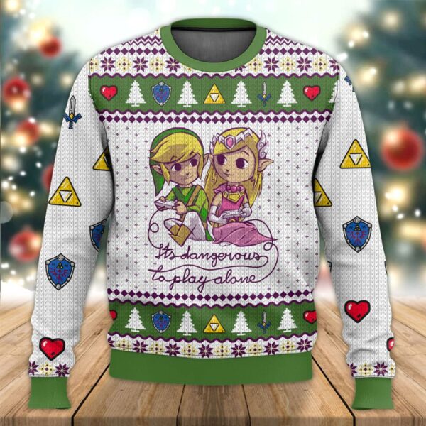 Legend Of Zelda Best Holiday Christmas Ugly Sweater Gifts For Family