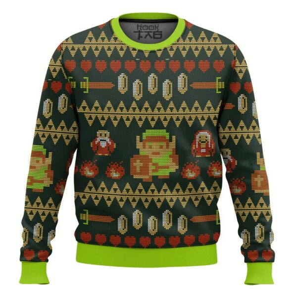 Legend of Zelda Don’t Wear Alone Christmas Best Holiday Christmas Ugly Sweater Gifts For Family