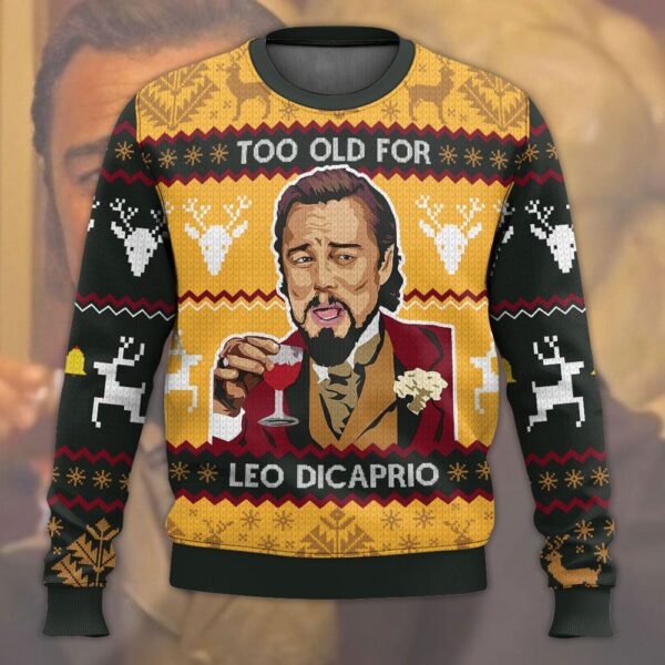 Leonardo Dicaprio Gifts For Family Holiday Christmas Ugly Sweater