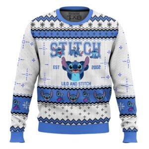 Lilo and Stitch Best Holiday Christmas Ugly Sweater Gifts For Family