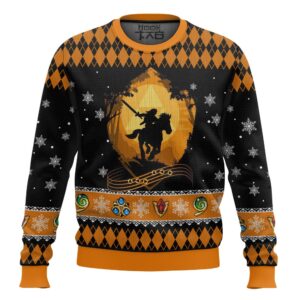 Link the Legend of Zelda Hero Best Holiday Christmas Ugly Sweater Gifts For Family