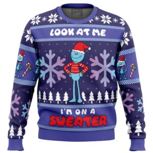 Look at Me Mr Meeseeks Gifts For Family Holiday Christmas Ugly Sweater