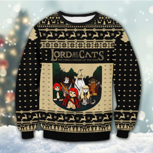 Lord Of The Cats Best Holiday Christmas Ugly Sweater Gifts For Family