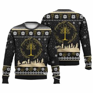 The Lord Of The Rings Best Holiday Christmas Ugly Sweater Gifts For Family