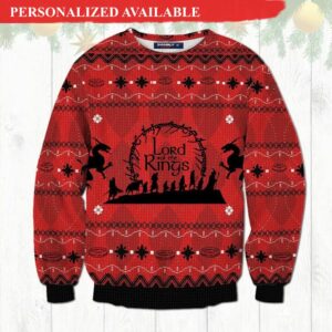 The Lord Of The Rings Gifts For Family Holiday Christmas Ugly Sweater