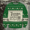 LOTR Funny Christmas Taters Potatoes Black Gifts For Family Holiday Christmas Ugly Sweater