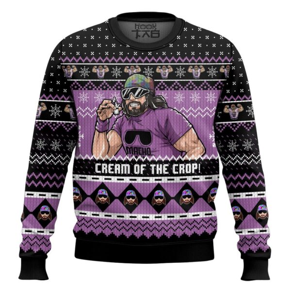 Macho Man Best Holiday Christmas Ugly Sweater Gifts For Family