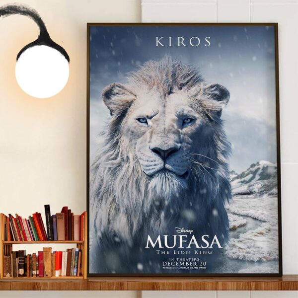 Mads Mikkelsen As Kiros In Mufasa The Lion King Of Disney Release December 20th 2024 Home Decor Poster Canvas