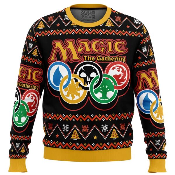 Magic Arena V1 Magic the Gathering Gifts For Family Holiday Christmas Ugly Sweater