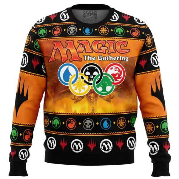 Magic Arena V3 Magic the Gathering Gifts For Family Holiday Christmas Ugly Sweater