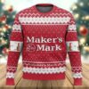 Maker’s Mark Whisky Gifts For Family Holiday Christmas Ugly Sweater