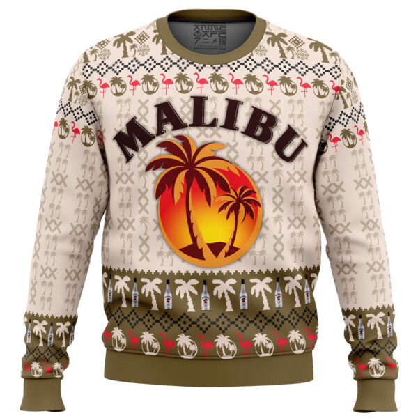 Malibu Rum Gifts For Family Holiday Christmas Ugly Sweater