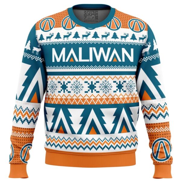 Maliwan Christmas Borderlands Gifts For Family Holiday Christmas Ugly Sweater