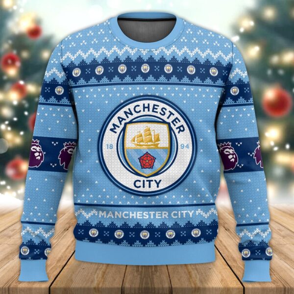 Manchester United Best Gifts For Family For Holiday Christmas Ugly Sweater