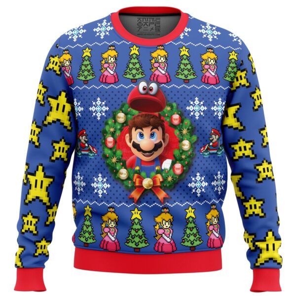 Mario Kart Christmas Best Holiday Christmas Ugly Sweater Gifts For Family