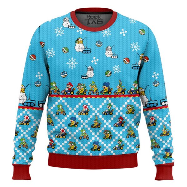 Mario Kart Lets Race Christmas Best Holiday Christmas Ugly Sweater Gifts For Family