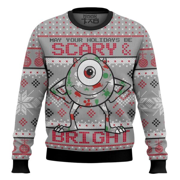 May Your Holidays Be Scary And Bright Monsters Best Holiday Christmas Ugly Sweater Gifts For Family