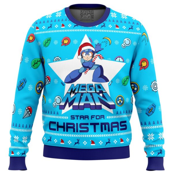 Mega Man Mega Christmas Gifts For Family Holiday Christmas Ugly Sweater