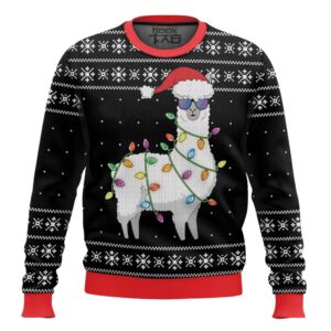 Merry Alpaca Funny Christmas Best Holiday Christmas Ugly Sweater Gifts For Family