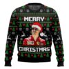 Merry Christmas Cock Print CrewGifts For Family Holiday Christmas Ugly Sweater