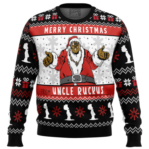 Merry Christmas From Uncle Ruckus Gifts For Family Holiday Christmas Ugly Sweater