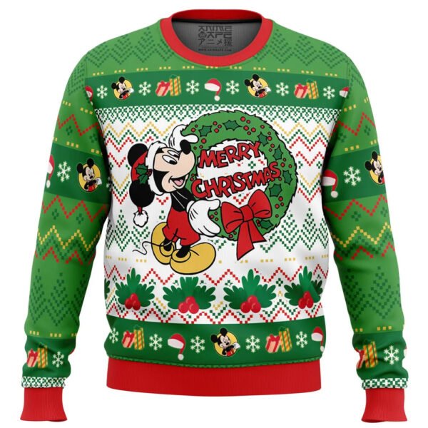 Merry Christmas Mickey Mouse Disney Gifts For Family Holiday Christmas Ugly Sweater