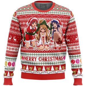 Merry Christmas Toradora Gifts For Family Holiday Christmas Ugly Sweater