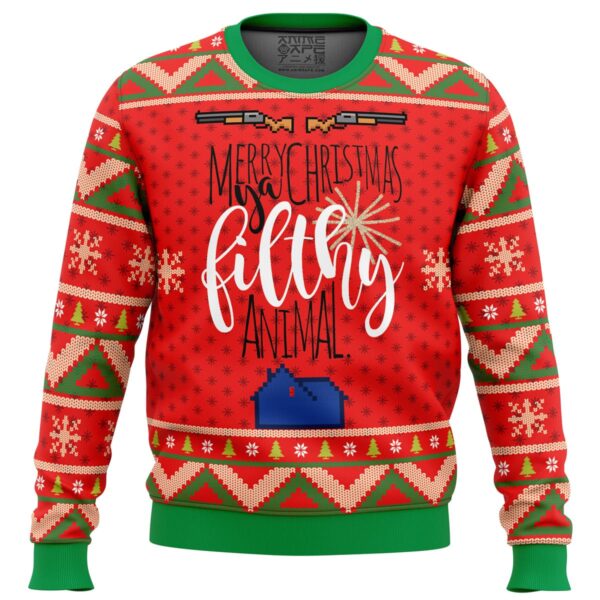 Merry Christmas Ya Filthy Animal Gifts For Family Holiday Christmas Ugly Sweater