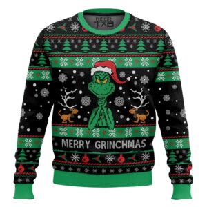 Merry Grinchmas Best Holiday Christmas Ugly Sweater Gifts For Family Best Holiday Christmas Ugly Sweater Gifts For Family