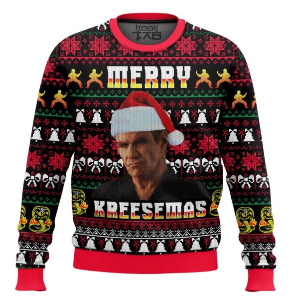 Merry Kreesemas Cobra Kai Ugly Xmas Sweater