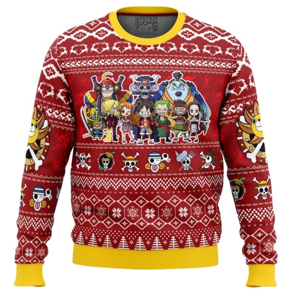 Merry Mugiwara Pirates OP Pirates Gifts For Family Holiday Christmas Ugly Sweater