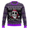 Merry Nightmare Christmas Jack Skellington Best Holiday Christmas Ugly Sweater Gifts For Family