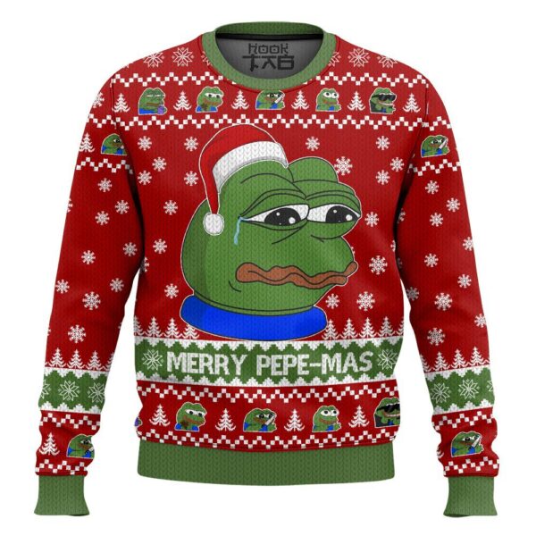 Merry Pepe-mas Christmas Best Holiday Christmas Ugly Sweater Gifts For Family