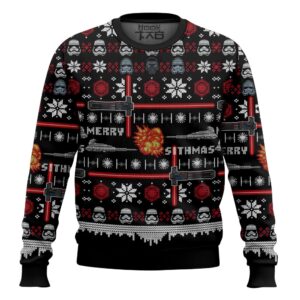 Merry Sithmas Star Wars Best Holiday Christmas Ugly Sweater Gifts For Family