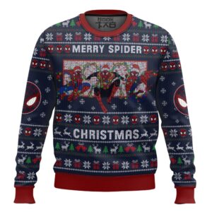 Merry Spider Christmas Best Holiday Christmas Ugly Sweater Gifts For Family