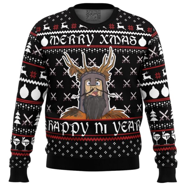 Merry Xmas Happy Ni Year Monty Python Gifts For Family Holiday Christmas Ugly Sweater