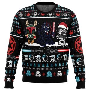 Merry Xmas Star Wars Gifts For Family Holiday Christmas Ugly Sweater