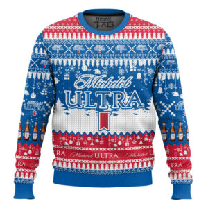 Michelob Ultra Best Holiday Christmas Ugly Sweater Gifts For Family