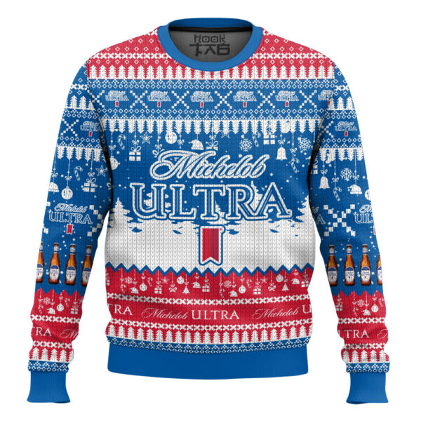 Michelob Ultra Best Holiday Christmas Ugly Sweater Gifts For Family