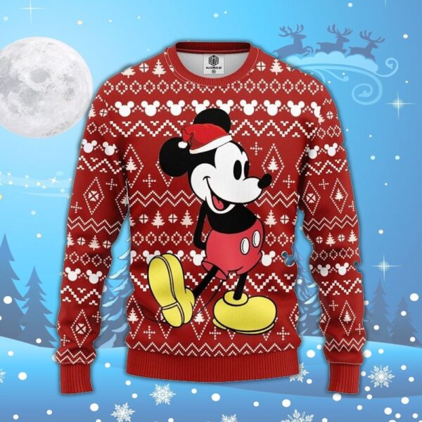 Mickey Mouse Best Holiday Christmas Ugly Sweater Gifts For Family