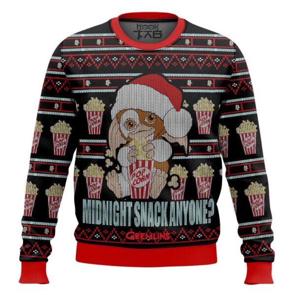 Midnight Snack Anyone Gizmo Gremlins Best Holiday Christmas Ugly Sweater Gifts For Family