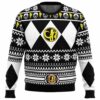 Mighty Morphin Blue Power Ranger Custom Gifts For Family Holiday Christmas Ugly Sweater